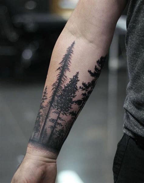 tatuaggio foresta braccio|Tattoo Forest: 100 migliori opzioni per foto, schizzi, valore